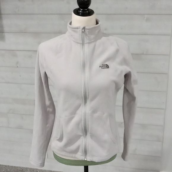 The North Face Gray zip up jacket with 2 front open pockets size Small. - Picture 1 of 4